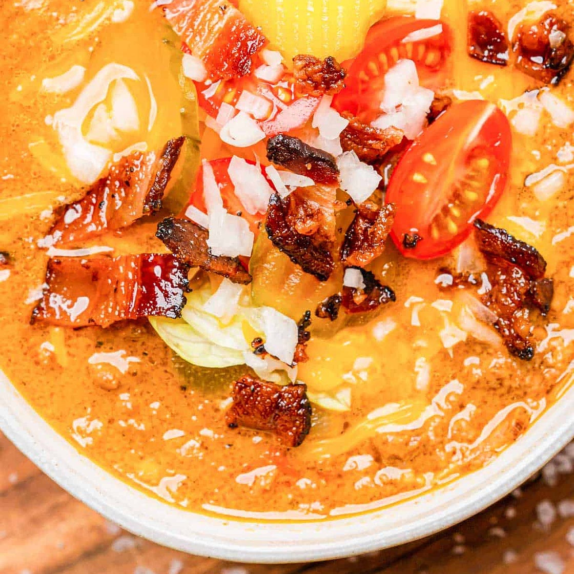 Keto Cheeseburger Soup