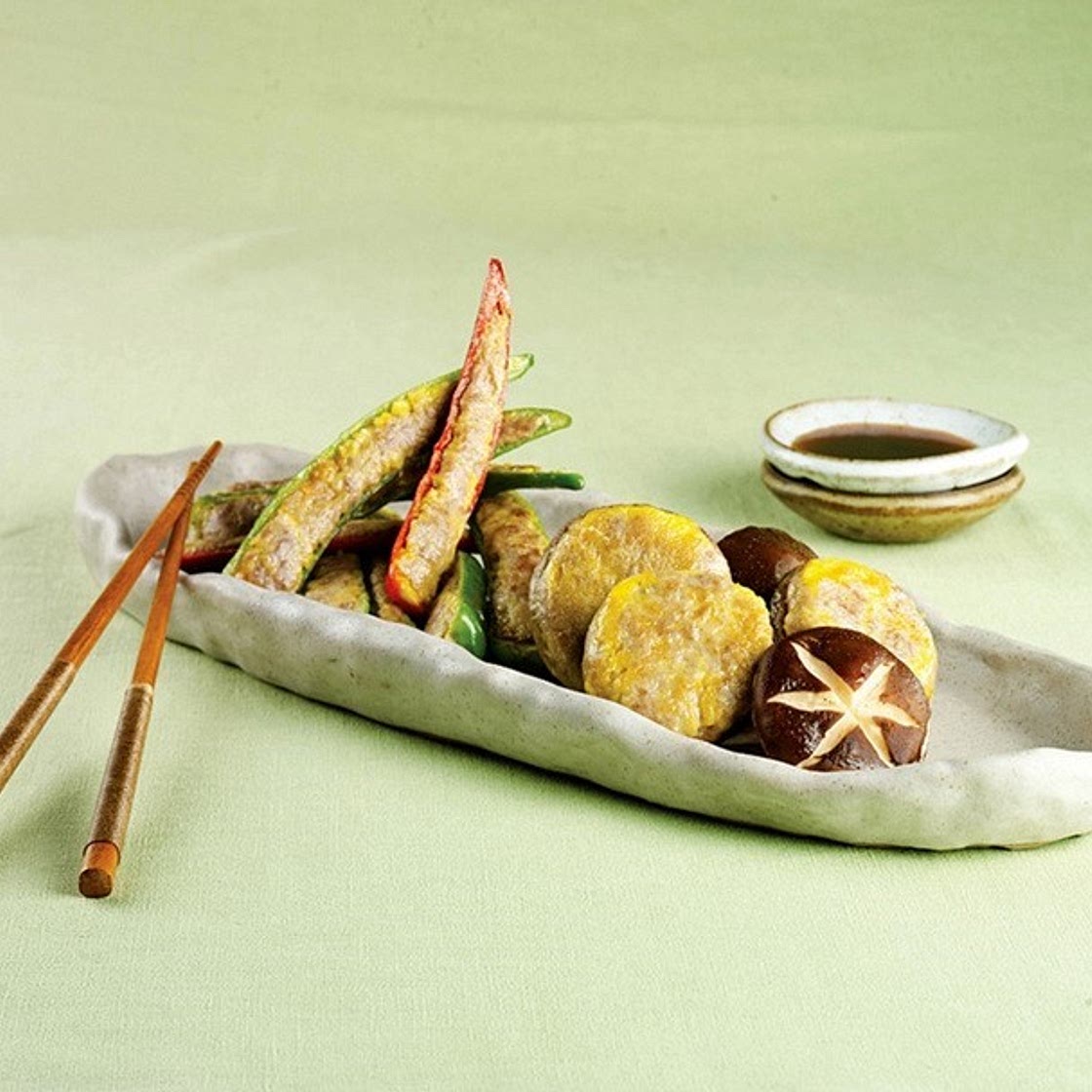 표고전과 풋고추전 만드는 법