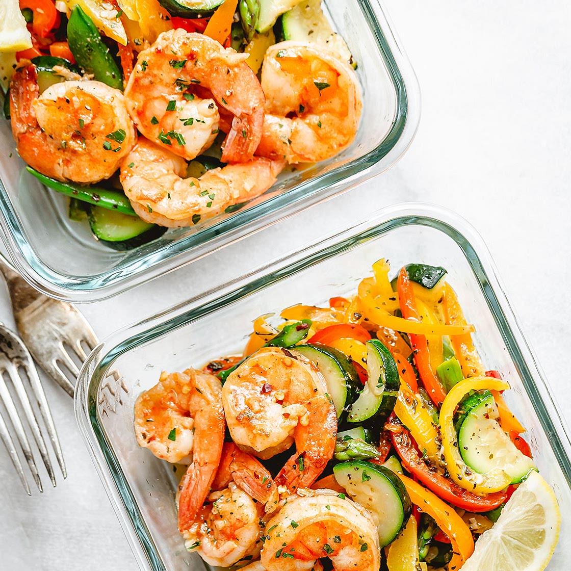 Meal Prep Cajun Shrimp and Veggies
