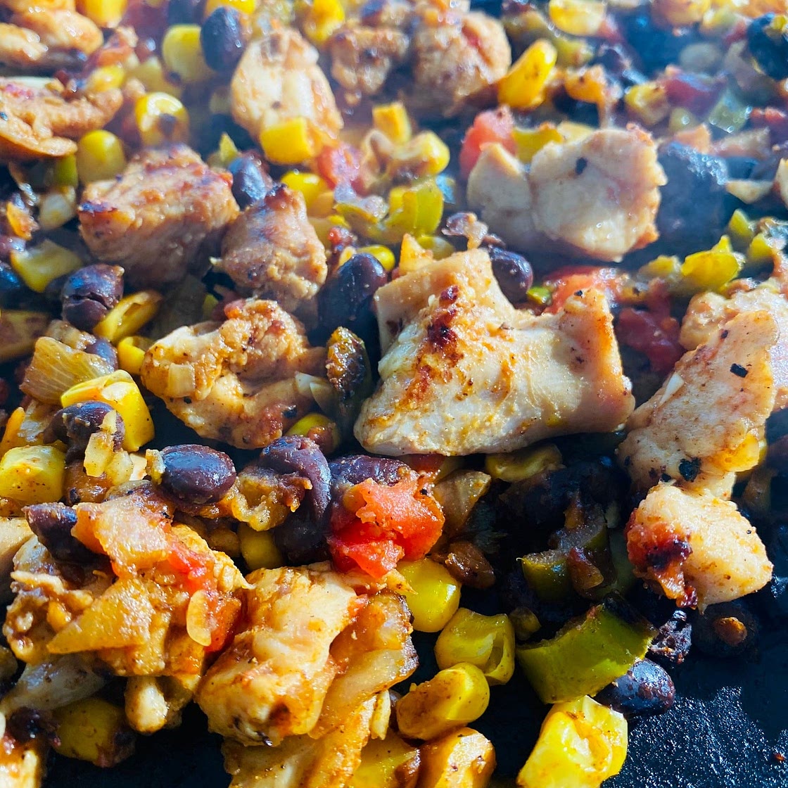 Blackstone Cowboy Chicken Stir Fry