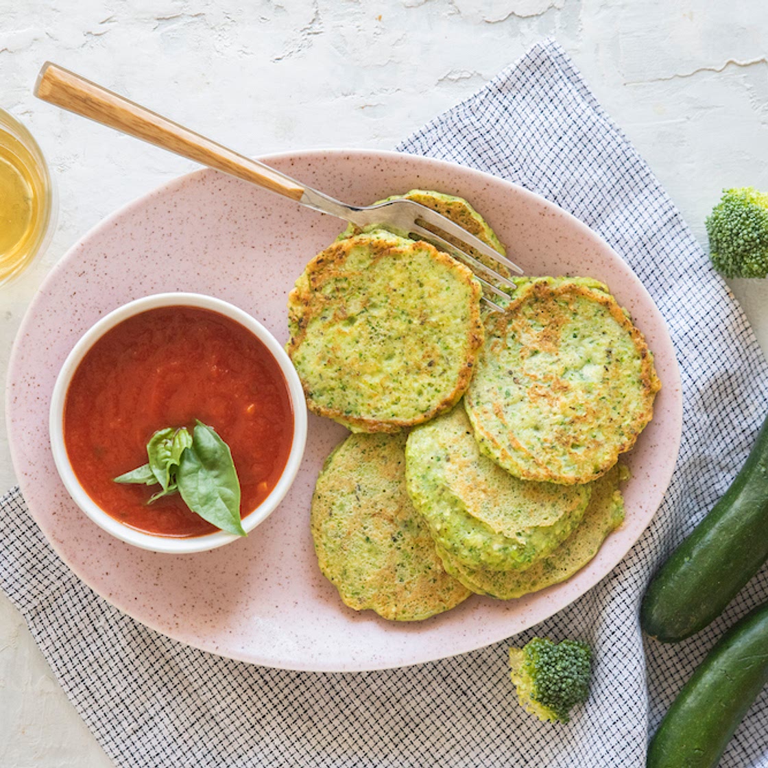 Green Veggie Pancakes