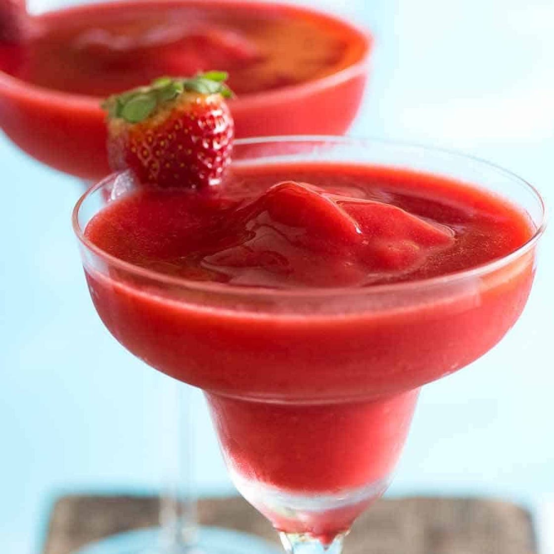 Frozen Strawberry Daiquiris
