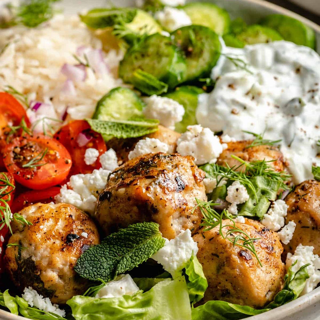 Greek Chicken Meatballs