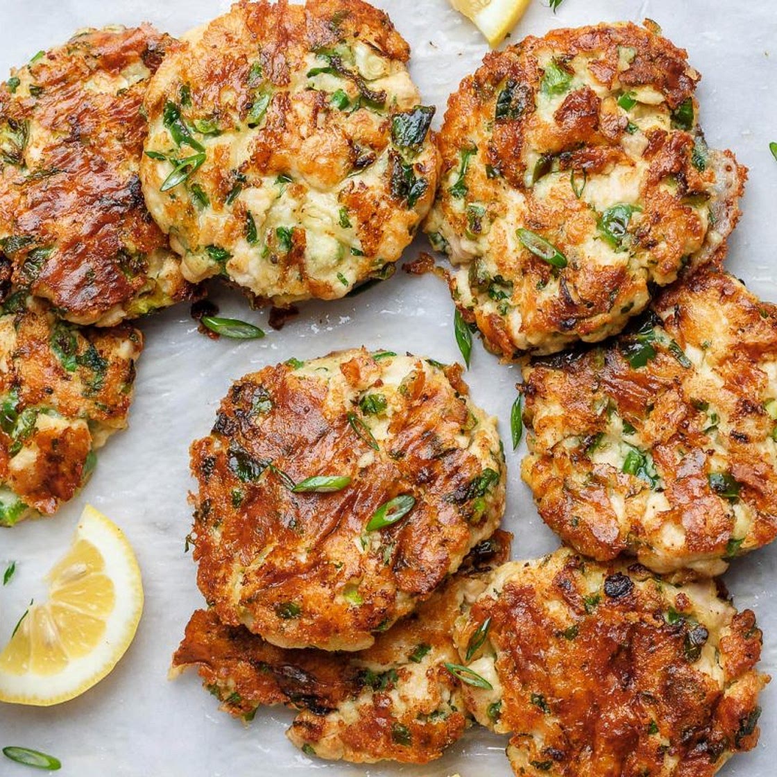 Cheesy Chicken Fritters