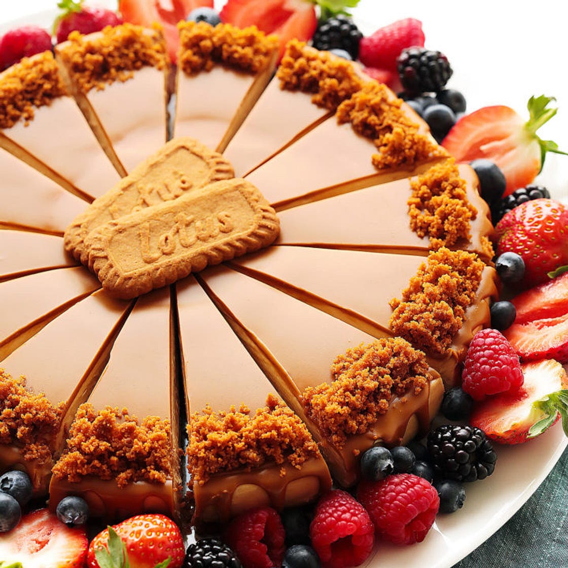 No-Bake Lotus Biscoff Cheesecake