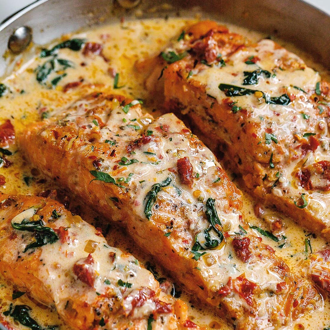 Creamy Tuscan Salmon Recipe