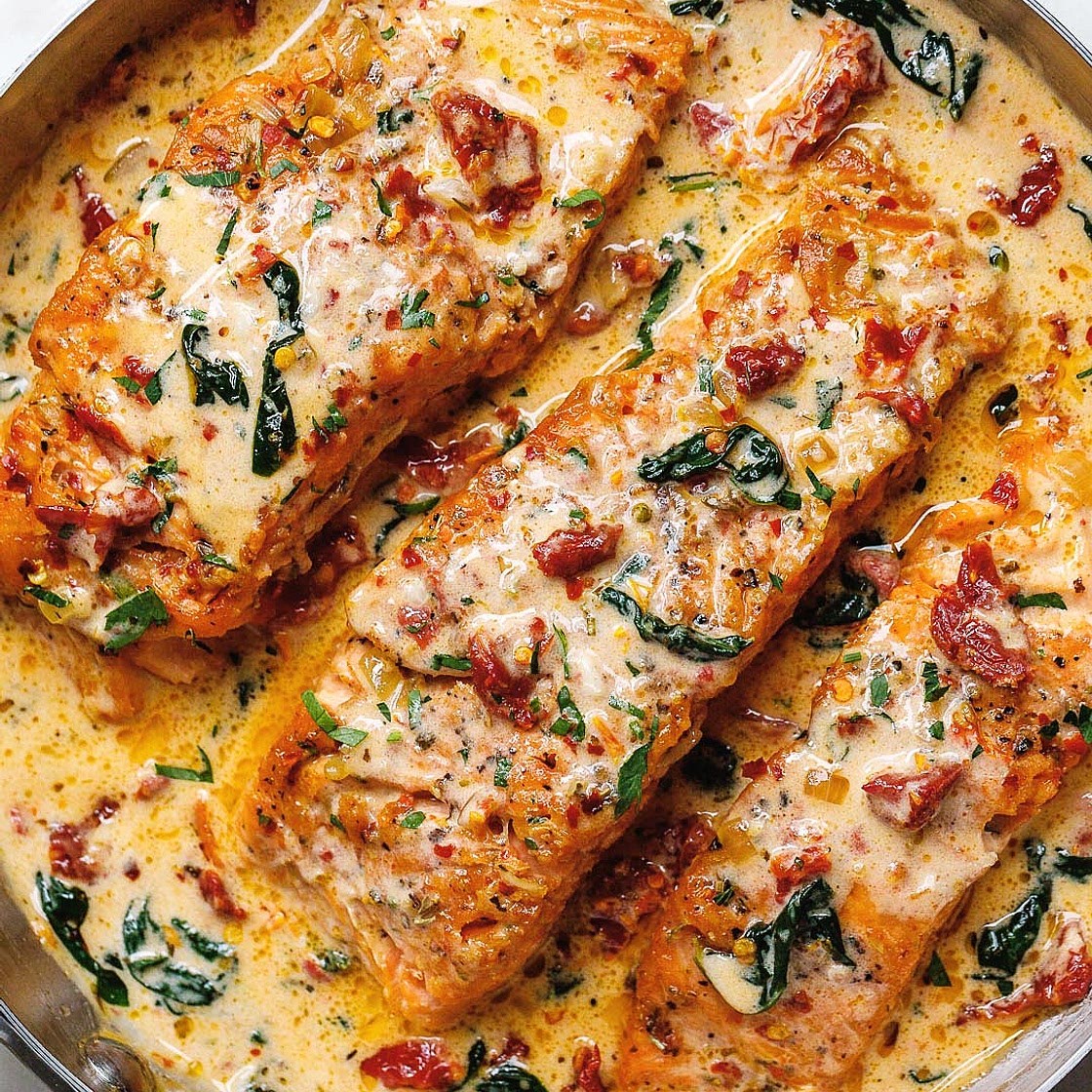 Creamy Tuscan Salmon Recipe