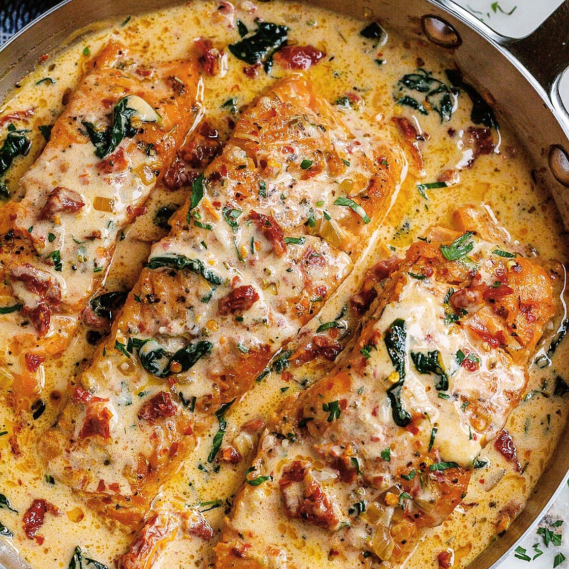 Creamy Tuscan Salmon Recipe