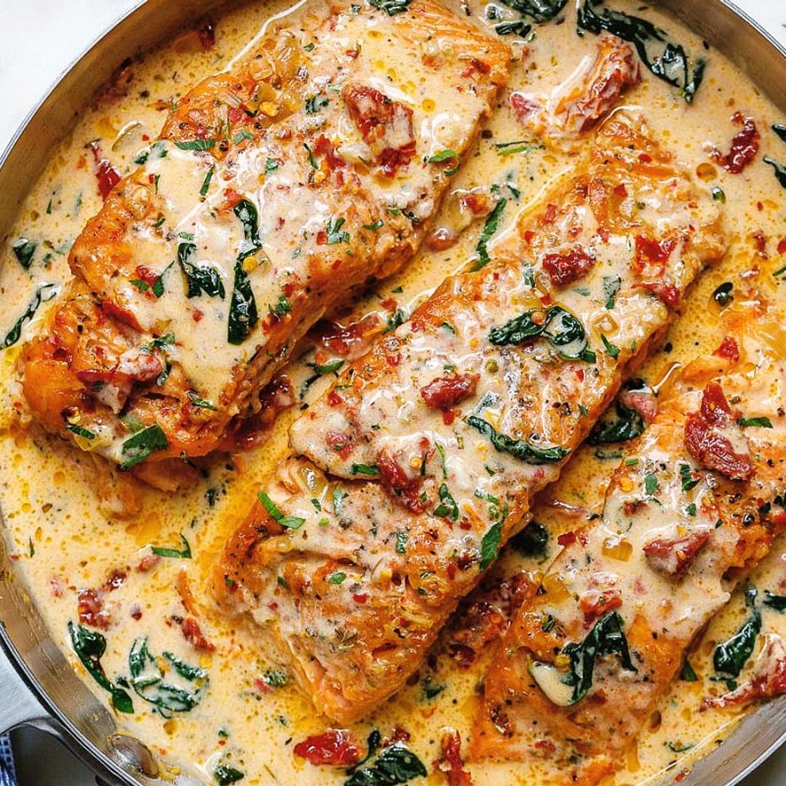 Creamy Tuscan Salmon Recipe