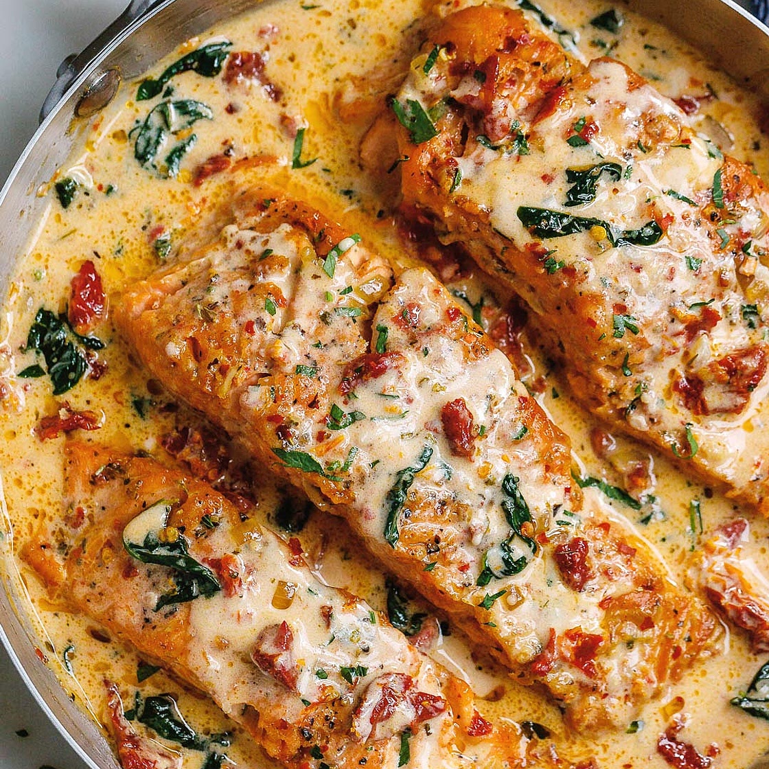 Creamy Tuscan Salmon Recipe