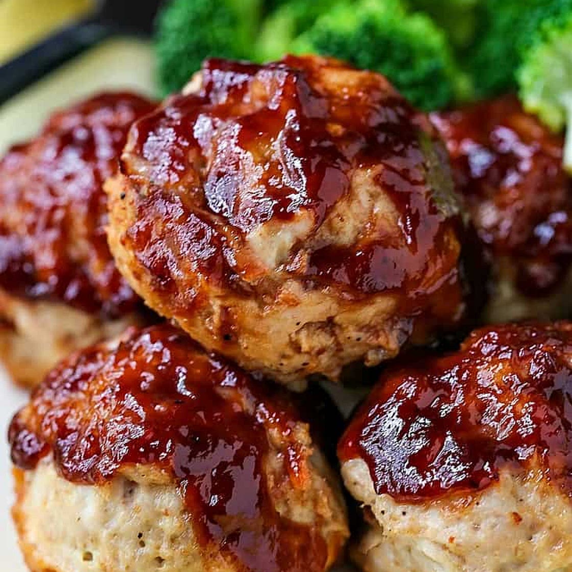 BBQ Meatloaf Muffins