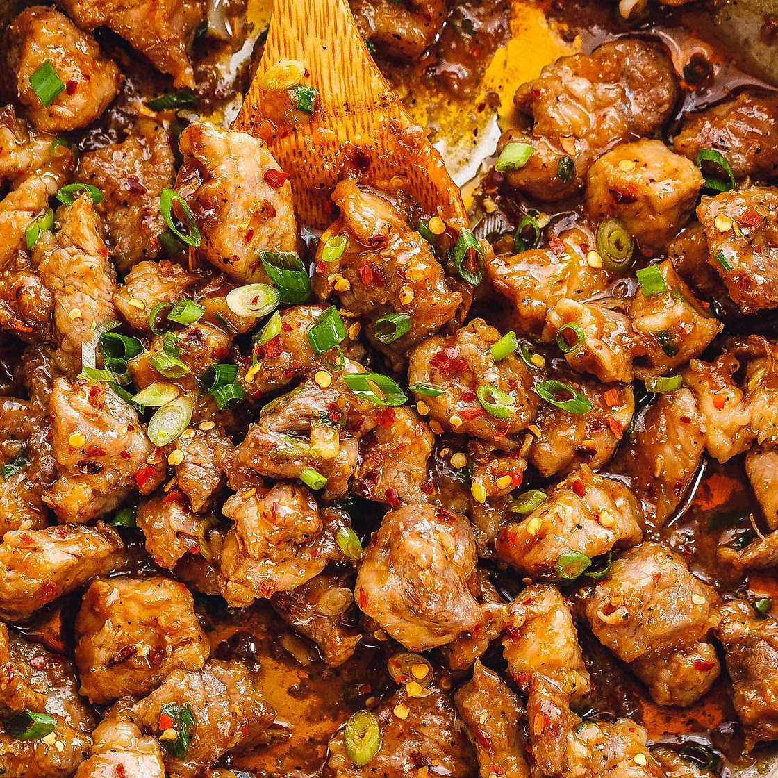 Honey Garlic Pork Rice Bowl