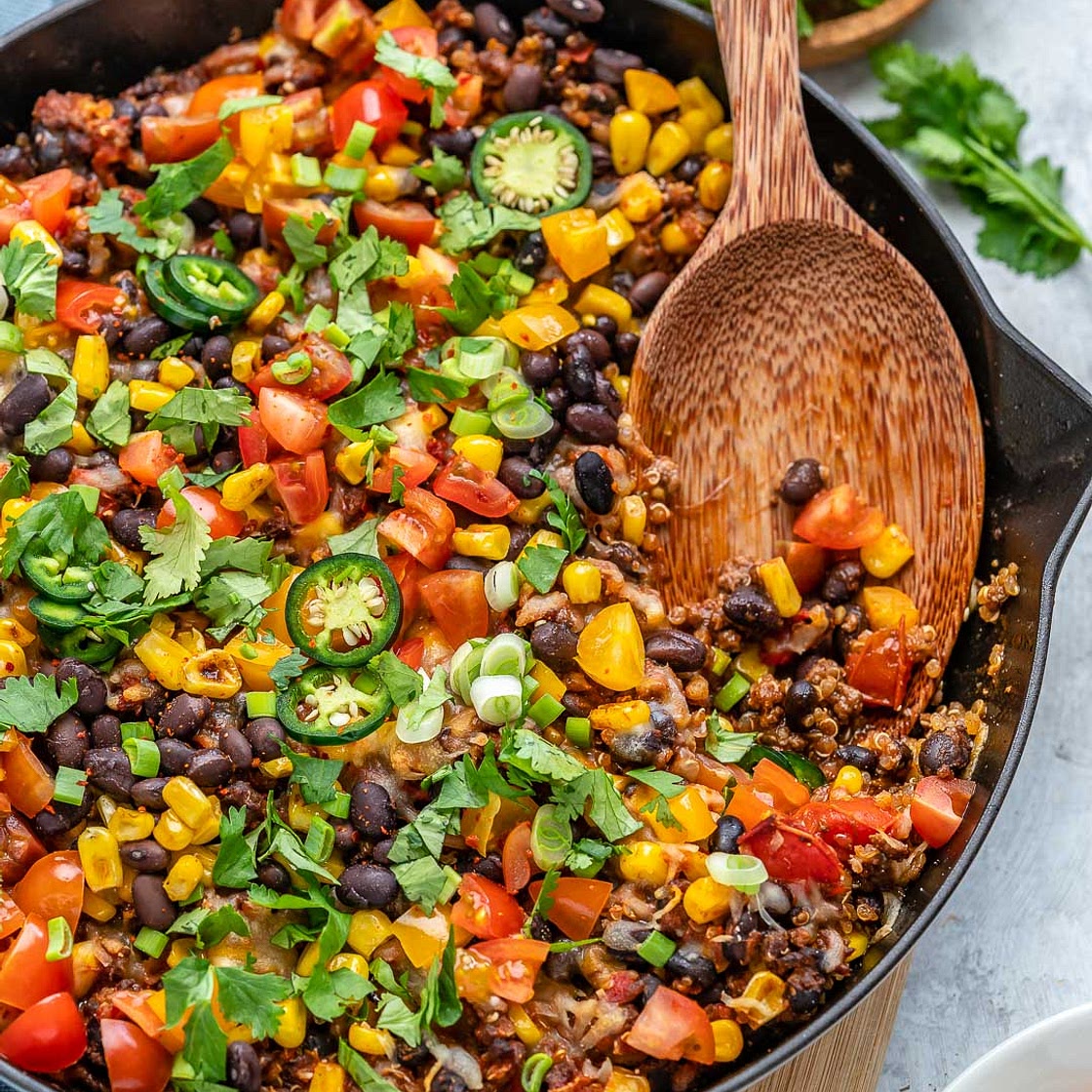 Turkey Quinoa Taco Bake