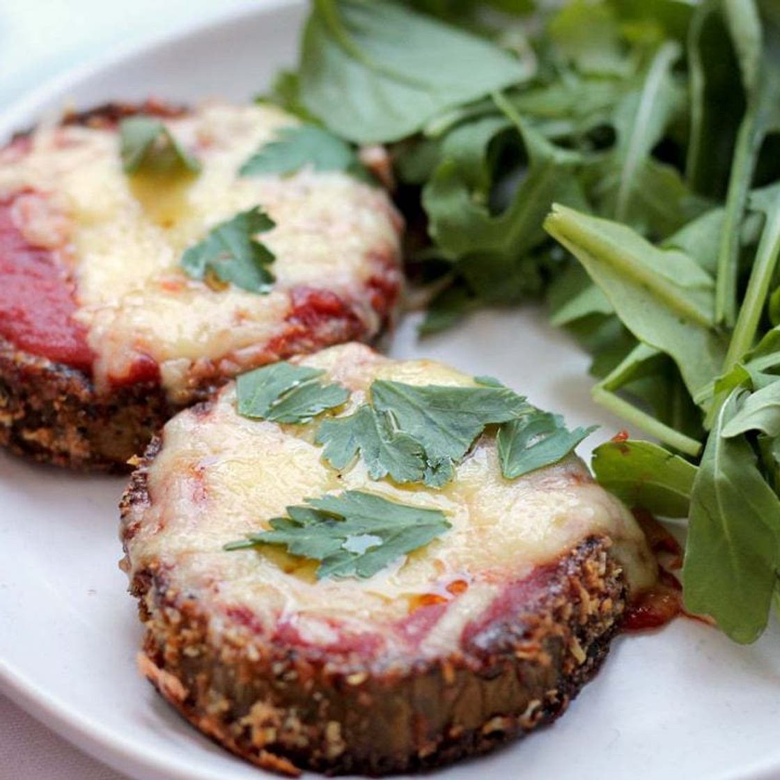 Keto Vegetarian Eggplant Parmesan