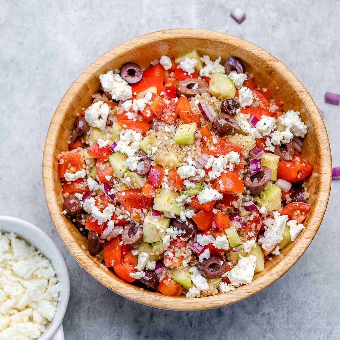 Greek Quinoa Salad Bowl