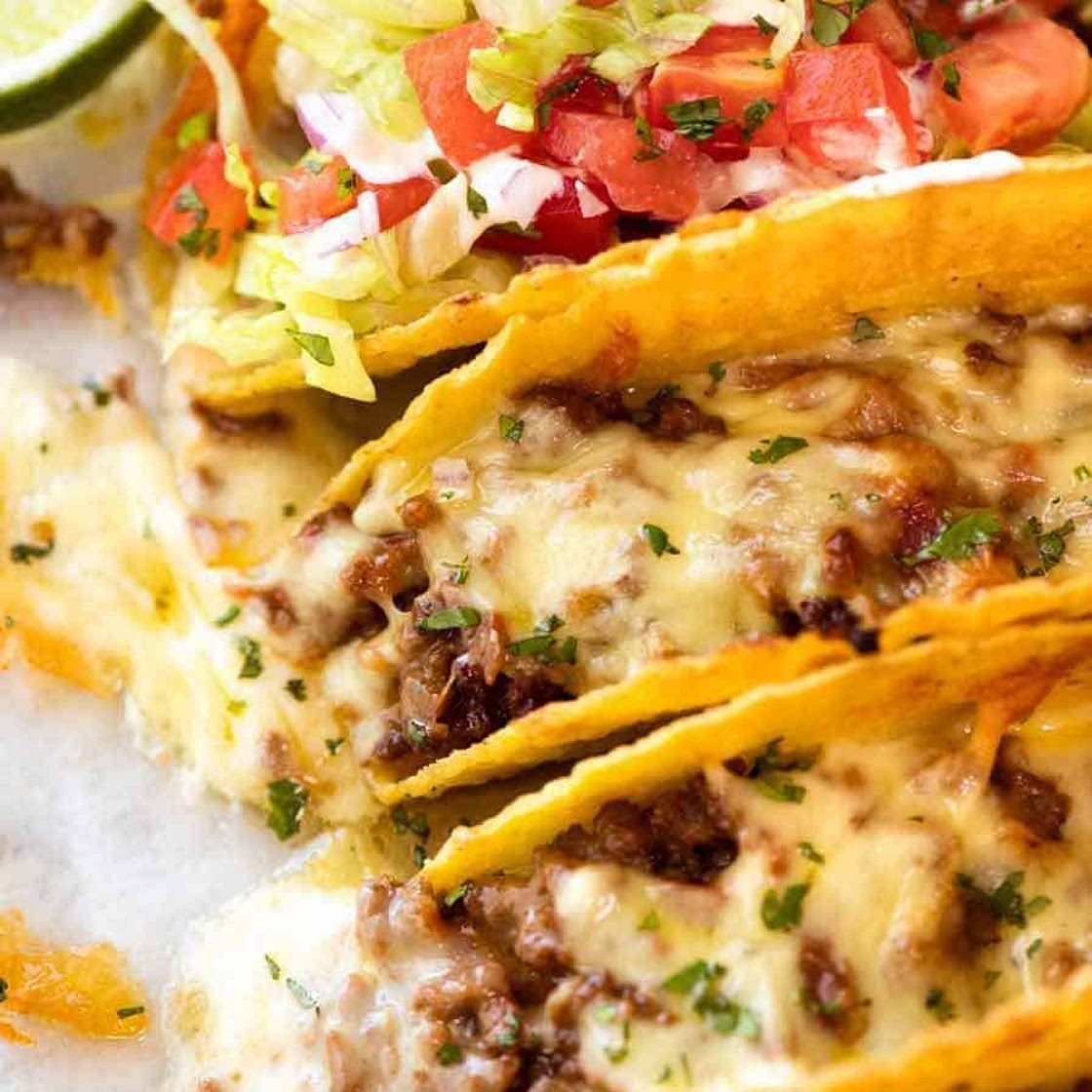 Old School Beef Taco recipe