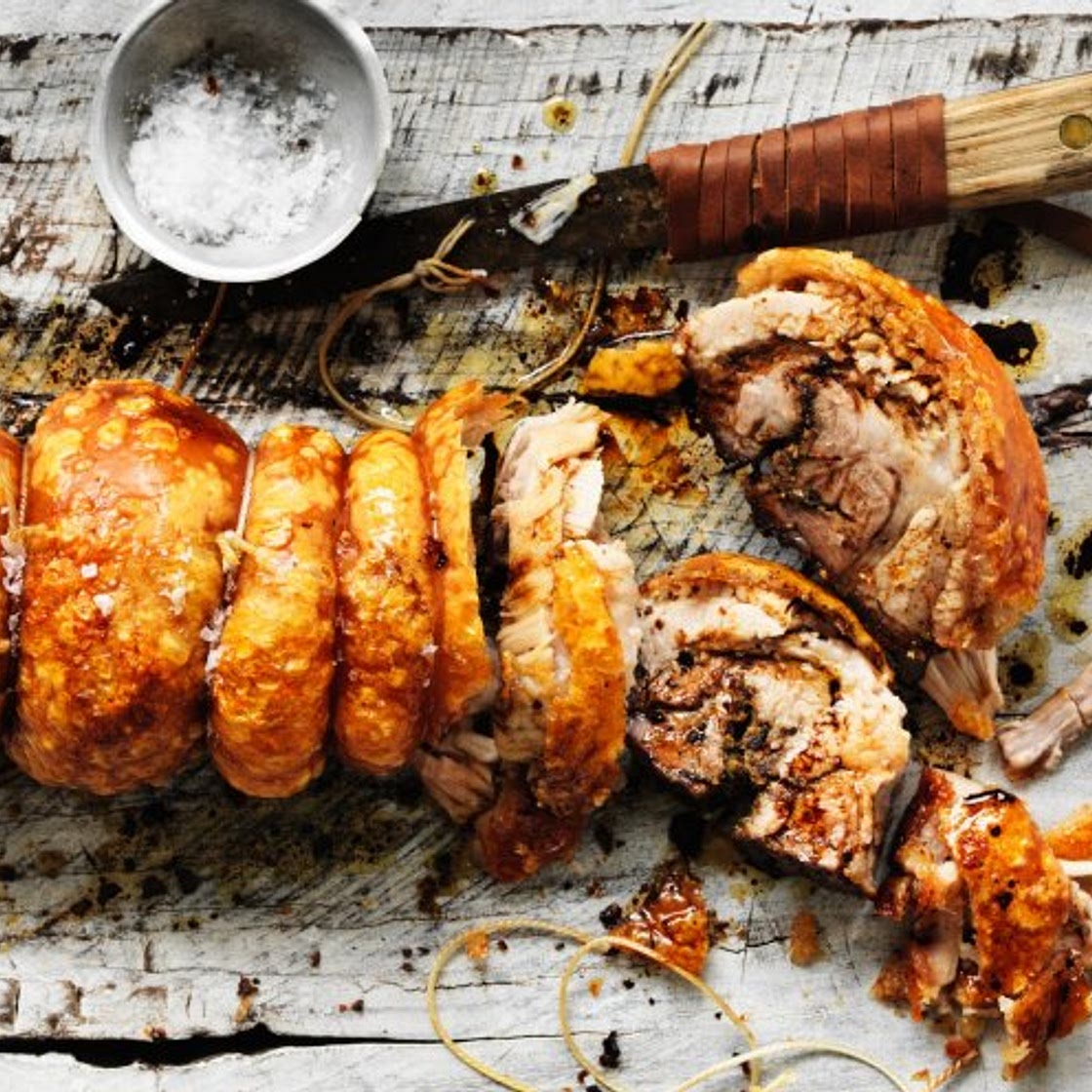 Pork belly easy porchetta recipe with fennel, sage and chilli