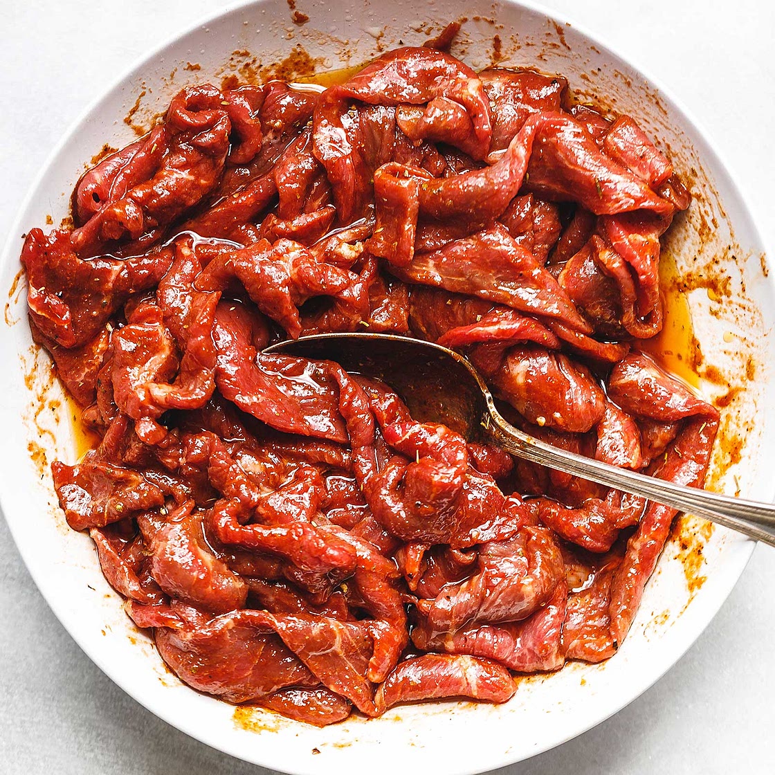 10-Minute Sheet Pan Steak with Lemon Zucchini