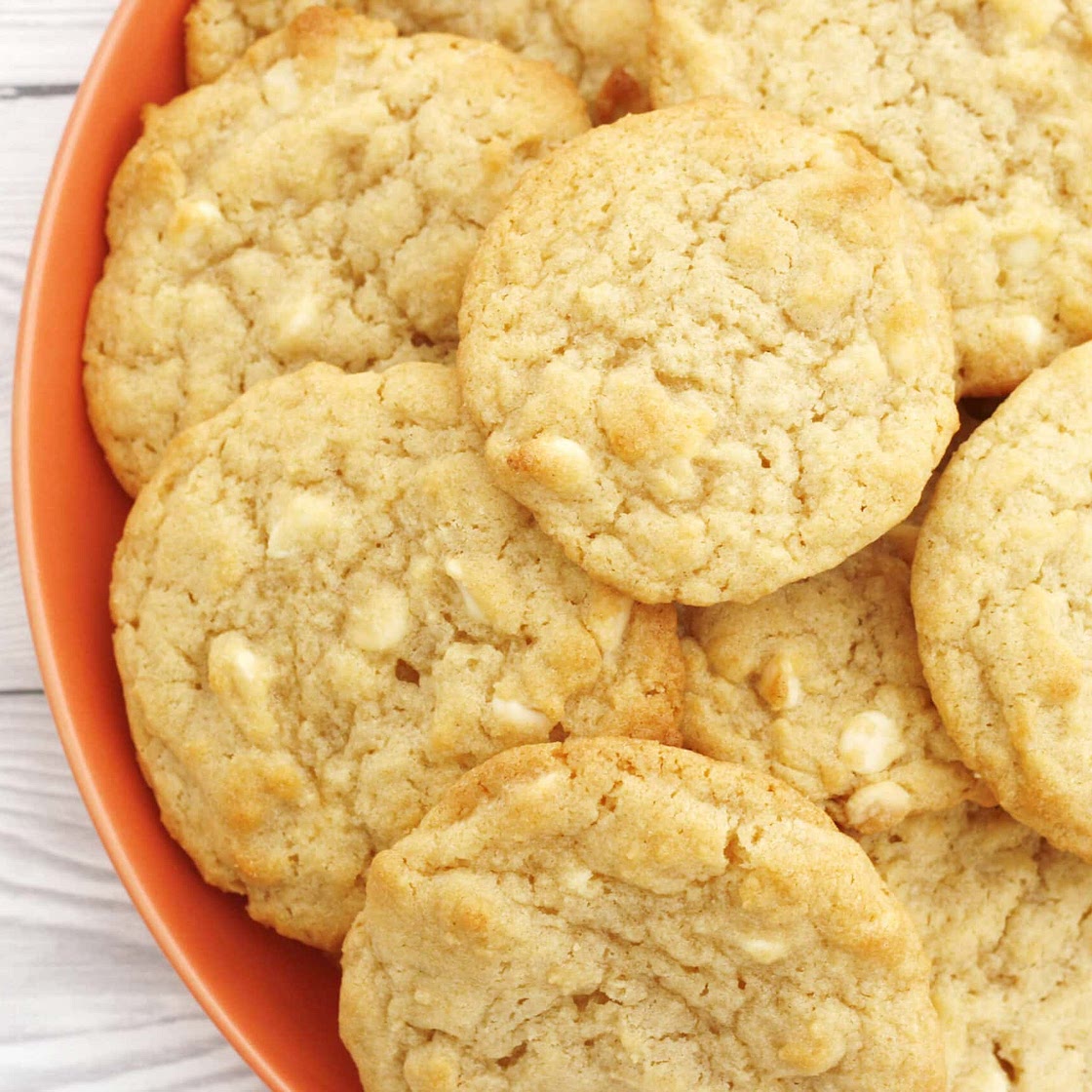 White chocolate chip cookies