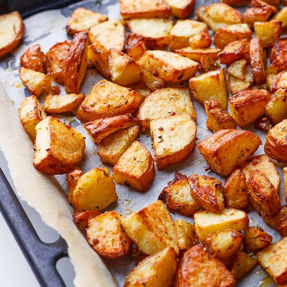Garlic Cajun Roasted Potatoes