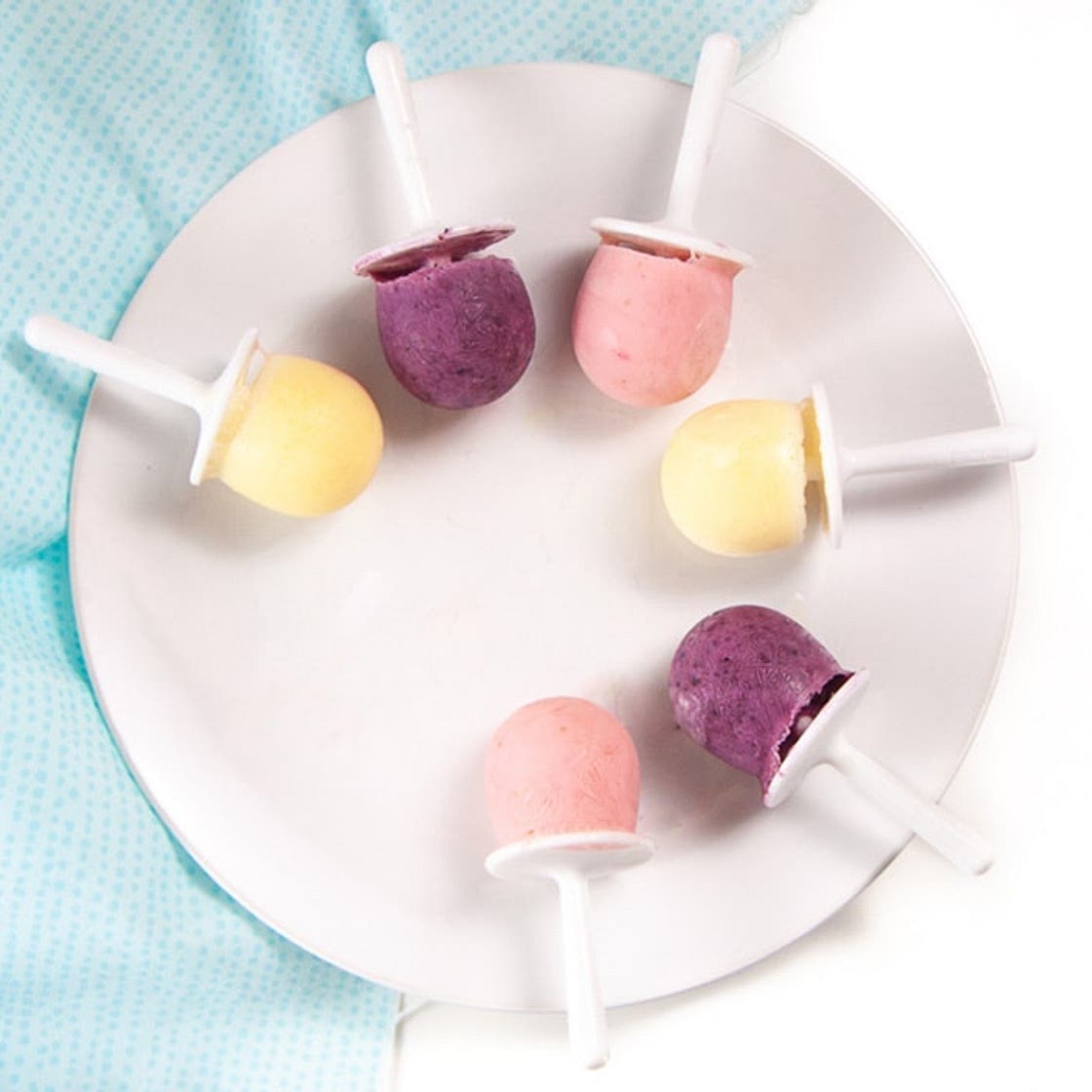 Yogurt Fruit Popsicles (super easy!) | Baby Foode