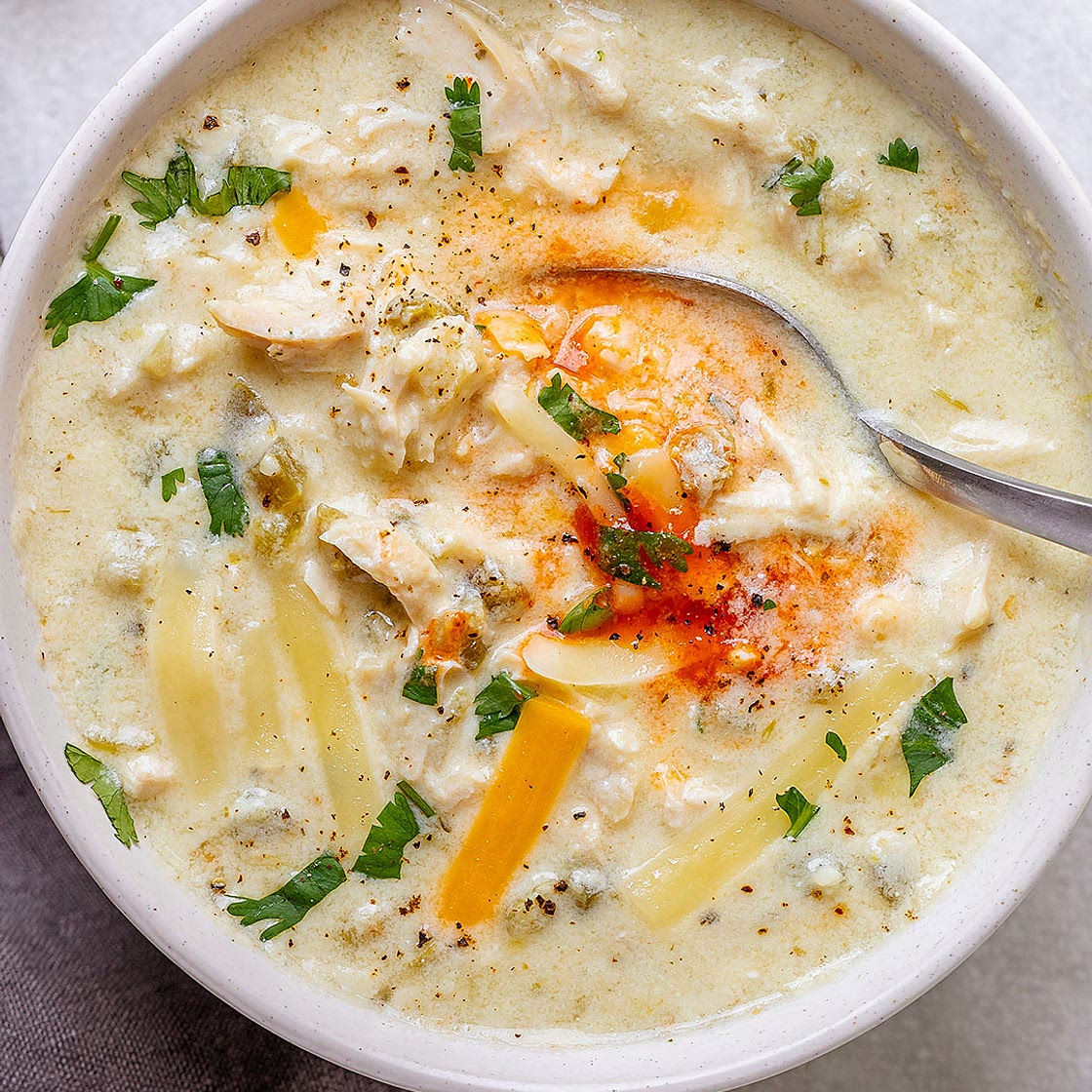 Instant Pot Enchilada Chicken Soup