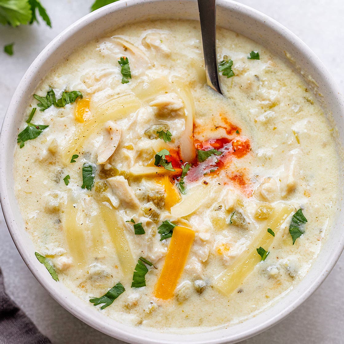 Instant Pot Enchilada Chicken Soup