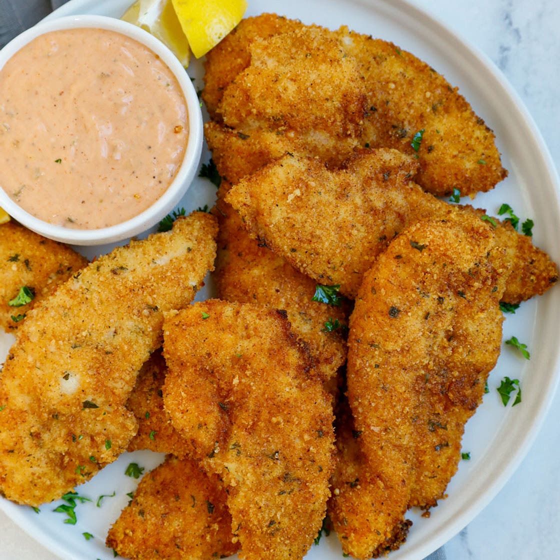 Air Fryer Crispy Chicken Strips
