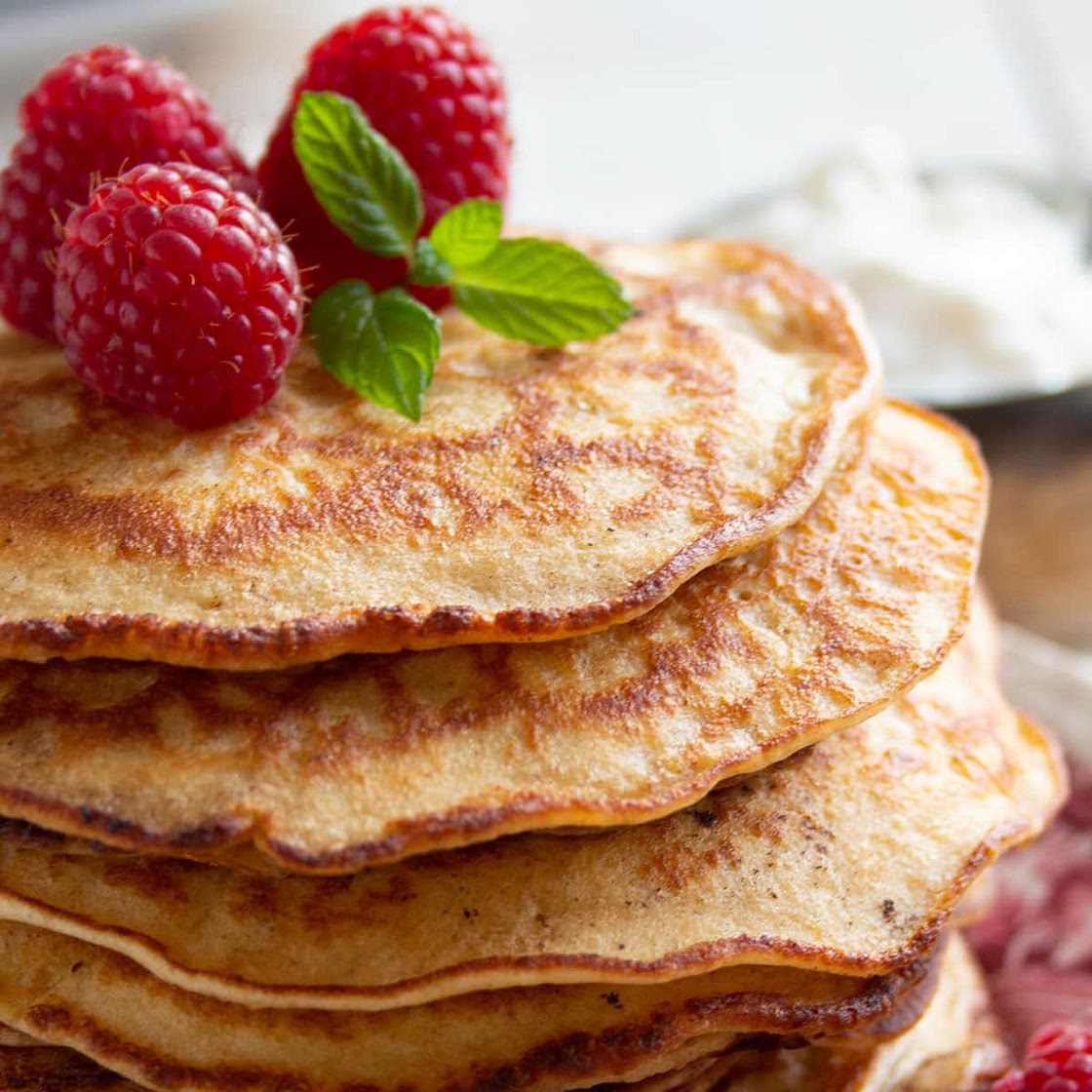 Almond Cream Cheese Keto Pancakes