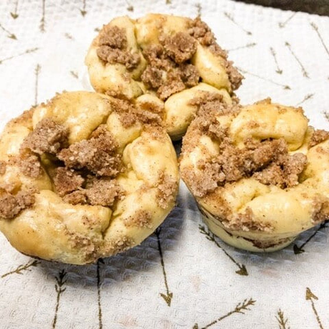 Keto Cinnamon Swirl Protein Muffins