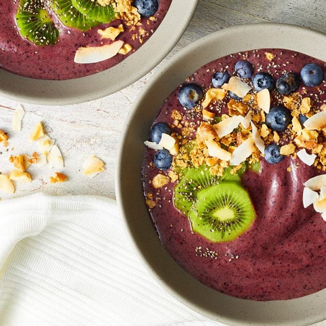 Berry-Banana Smoothie Bowls
