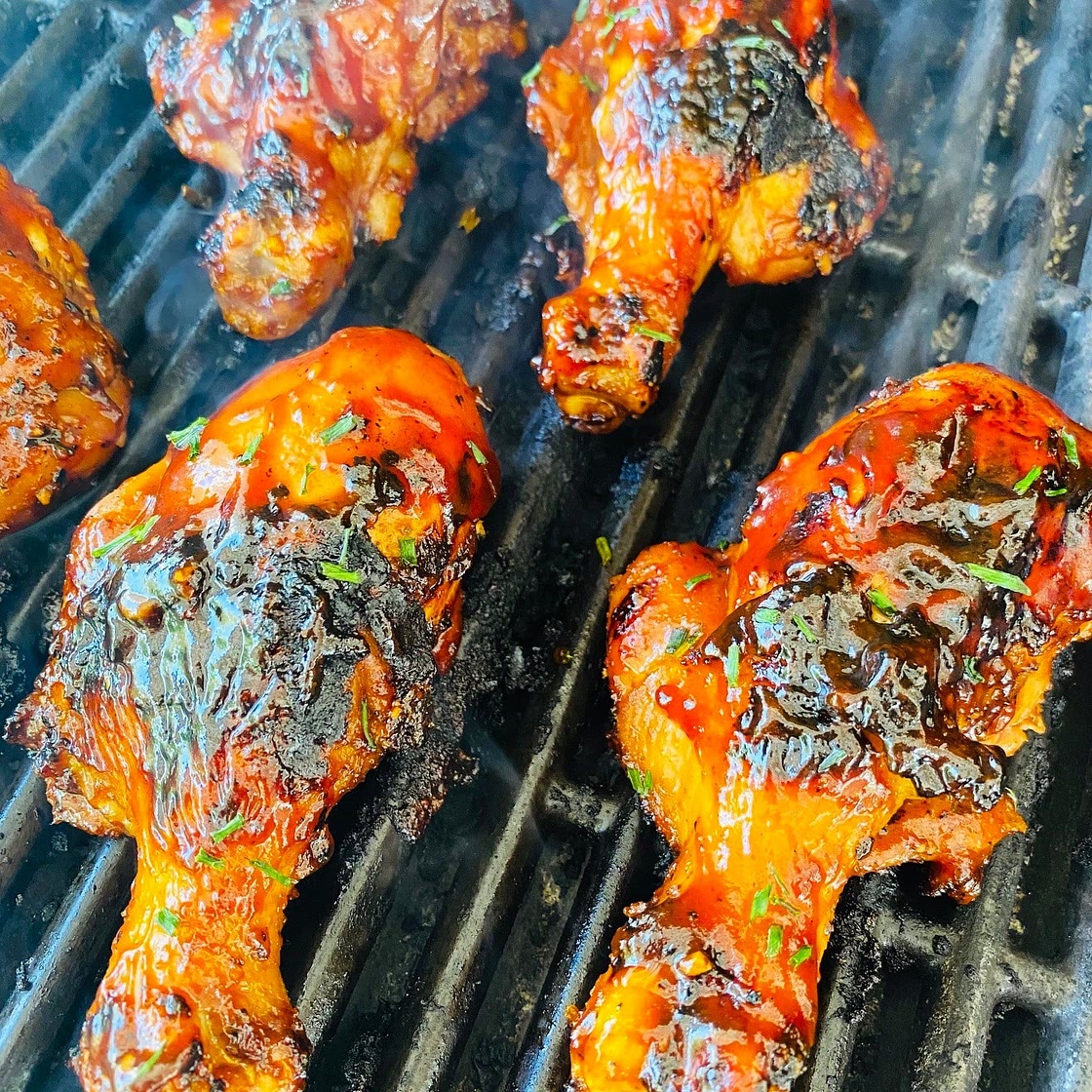 Grilled Teriyaki BBQ Chicken Drumsticks