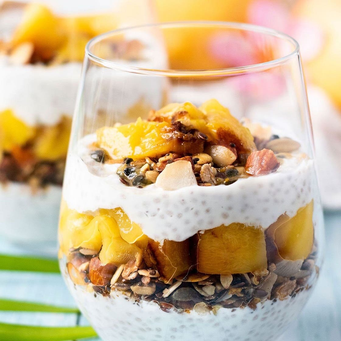 Caramelised Mango Parfaits