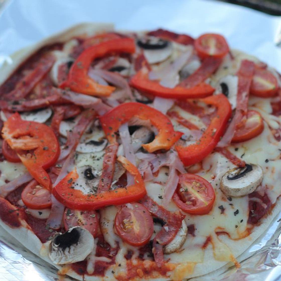 Campfire pizza recipe