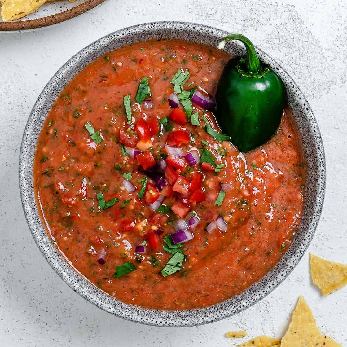 5 Minute Restaurant Style Blender Salsa