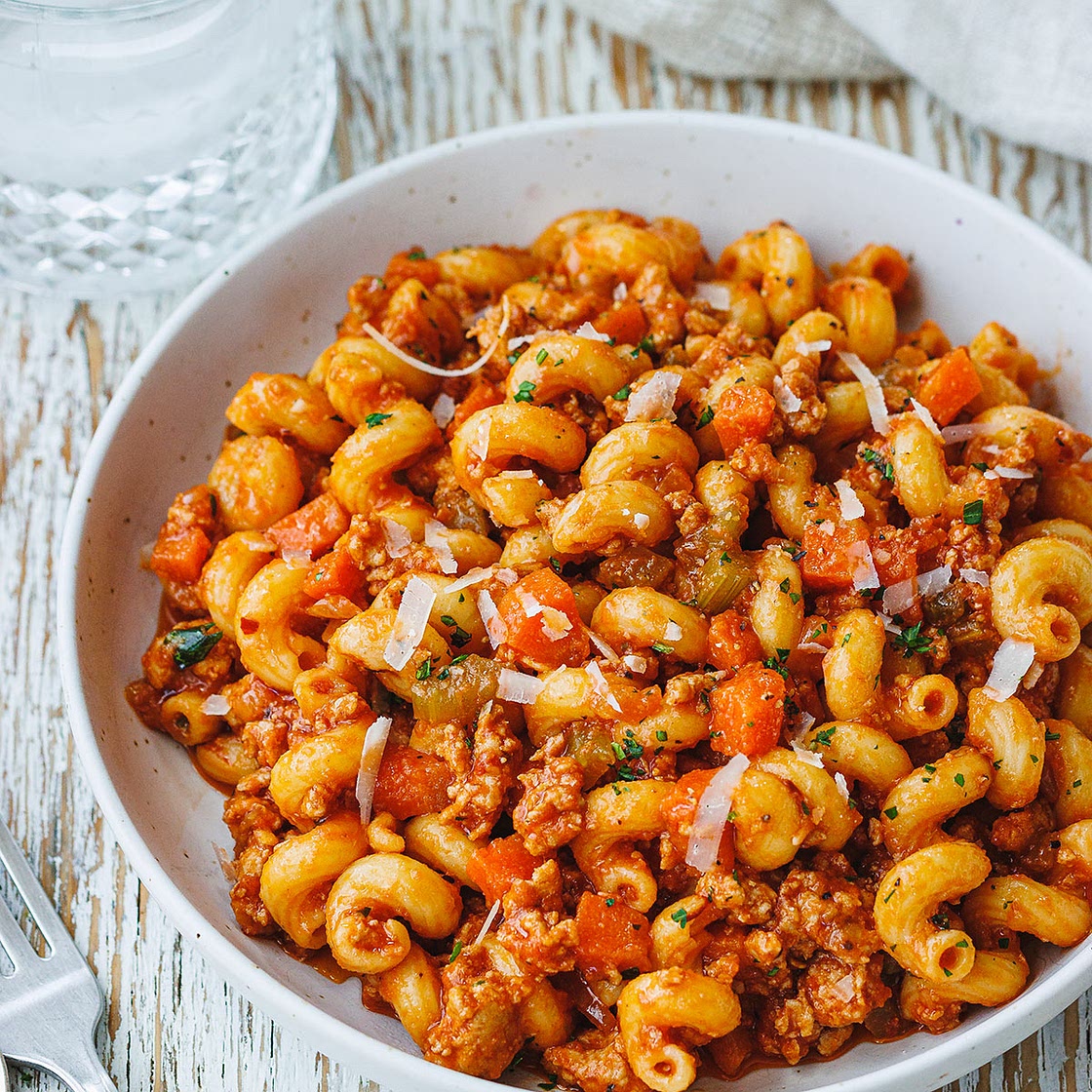 Ground Turkey Pasta Skillet