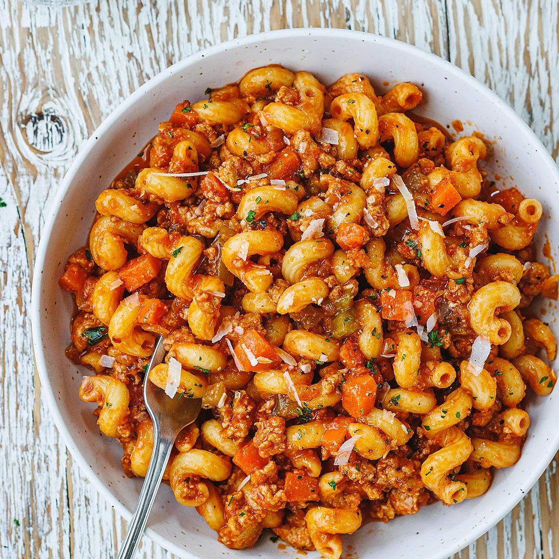 Ground Turkey Pasta Skillet