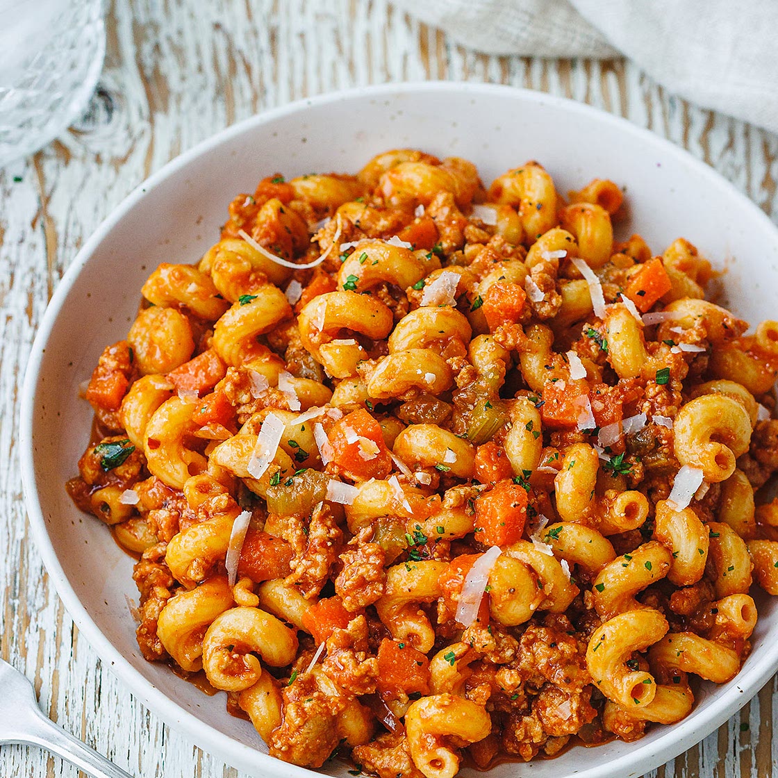 Ground Turkey Pasta Skillet