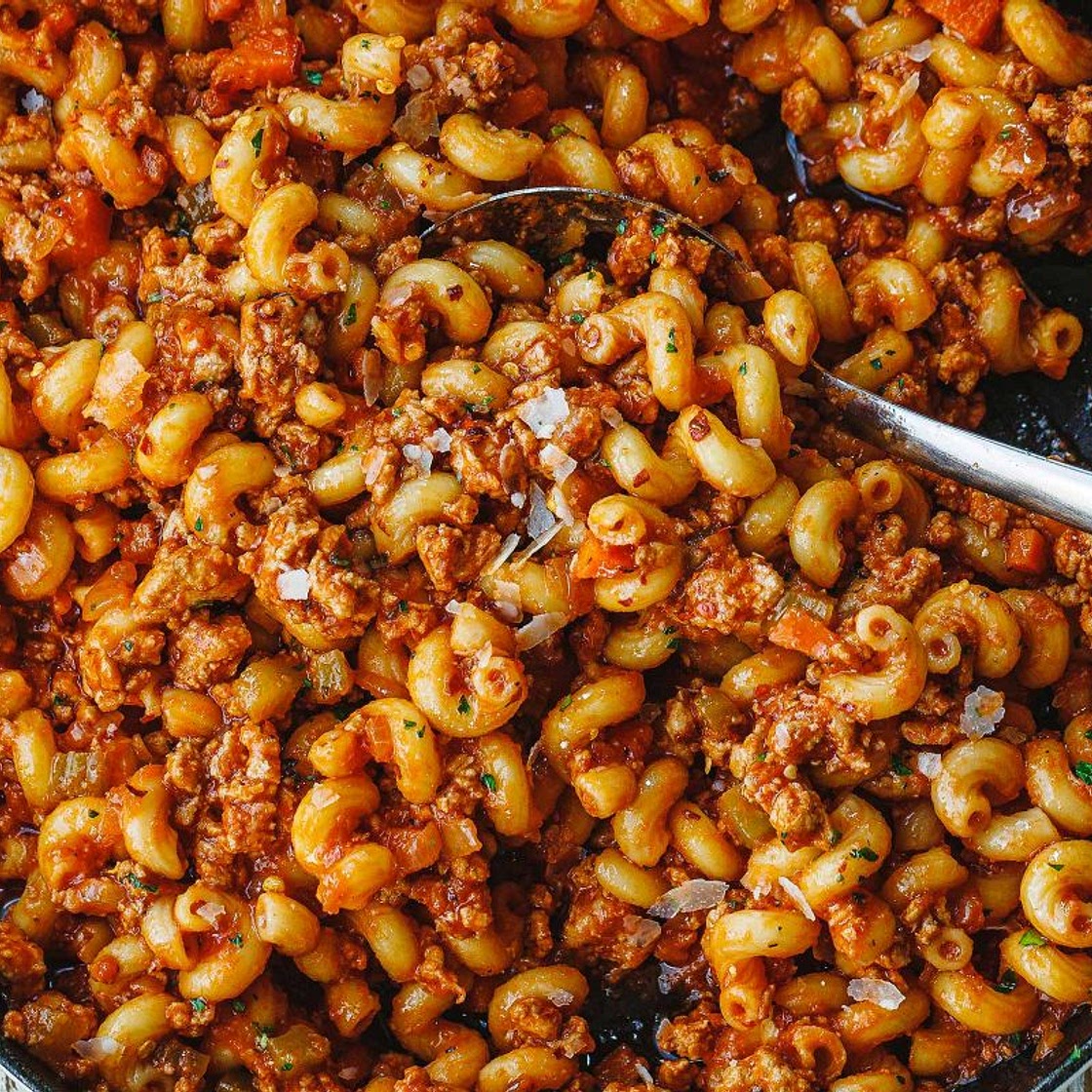 Ground Turkey Pasta Skillet
