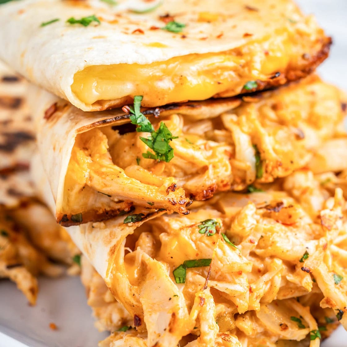 Buffalo Chicken Quesadillas