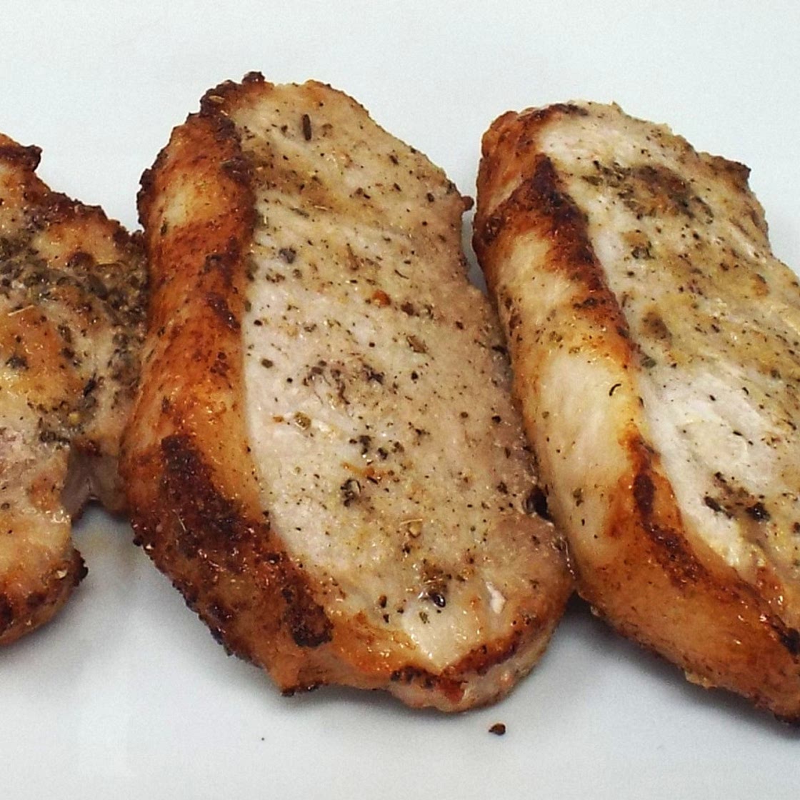 Air Fryer Garlic and Sage Pork Chops
