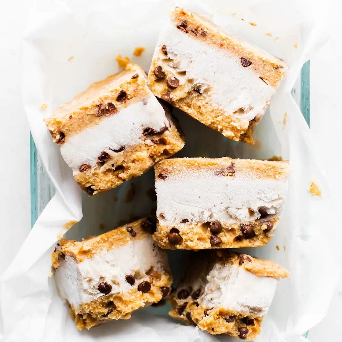 Cookie Dough Ice Cream Sandwiches