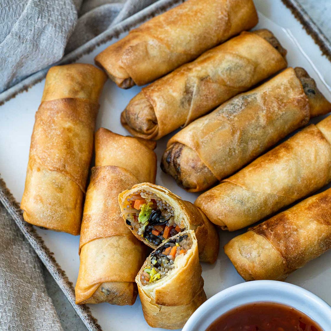 Crispy Vegan Spring Rolls