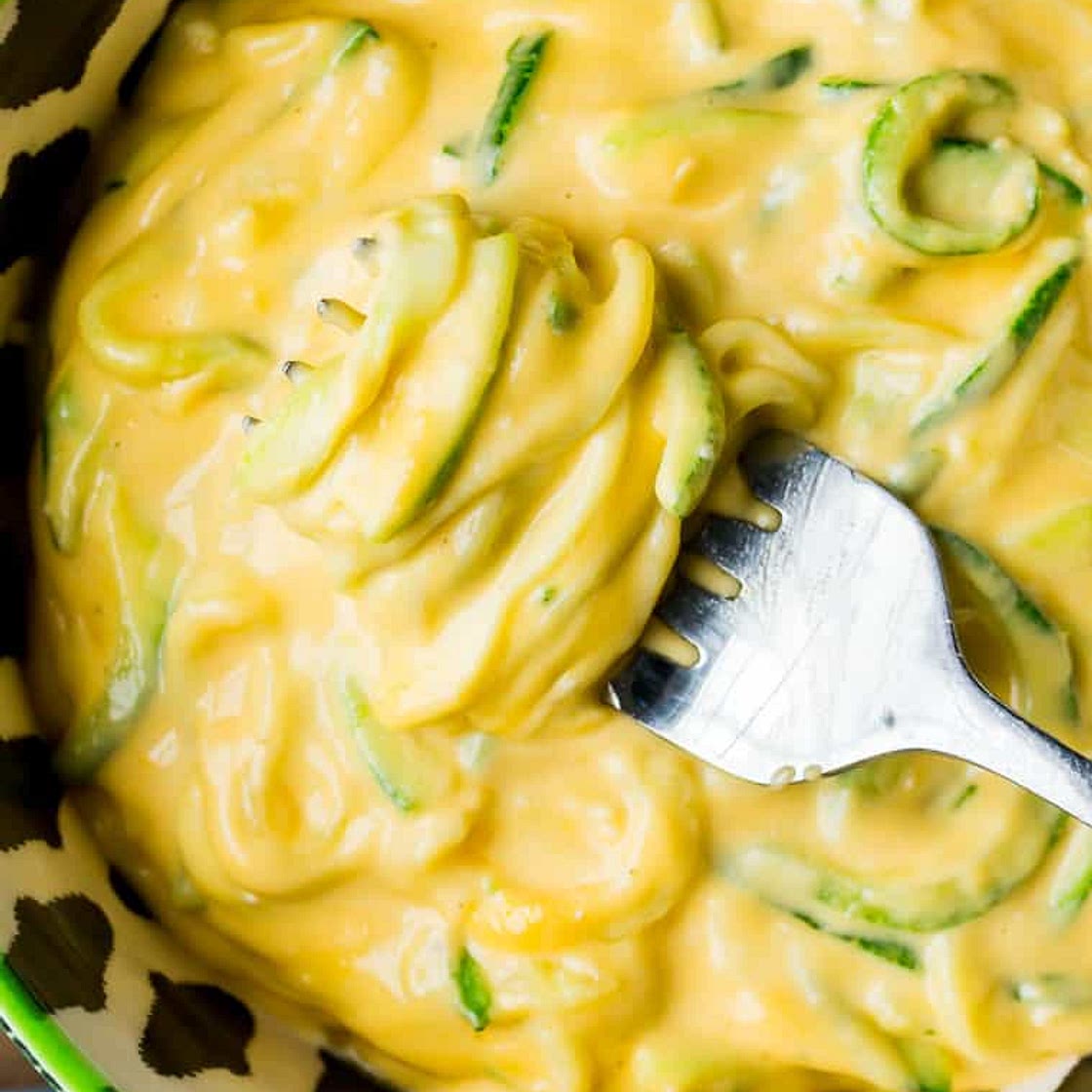 Keto Mac and Cheese with Zoodles