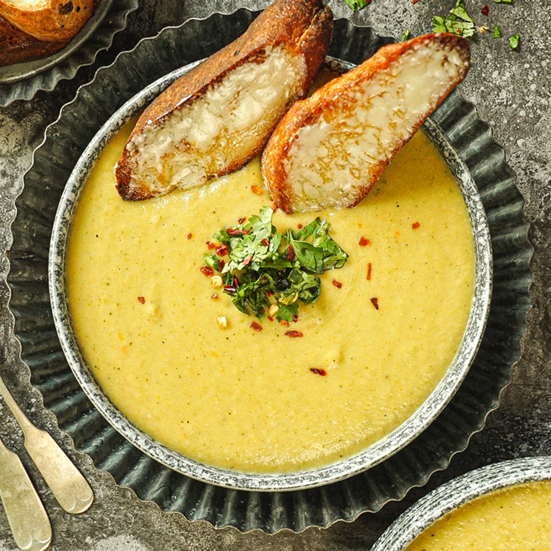 Vegan Broccoli Potato Soup