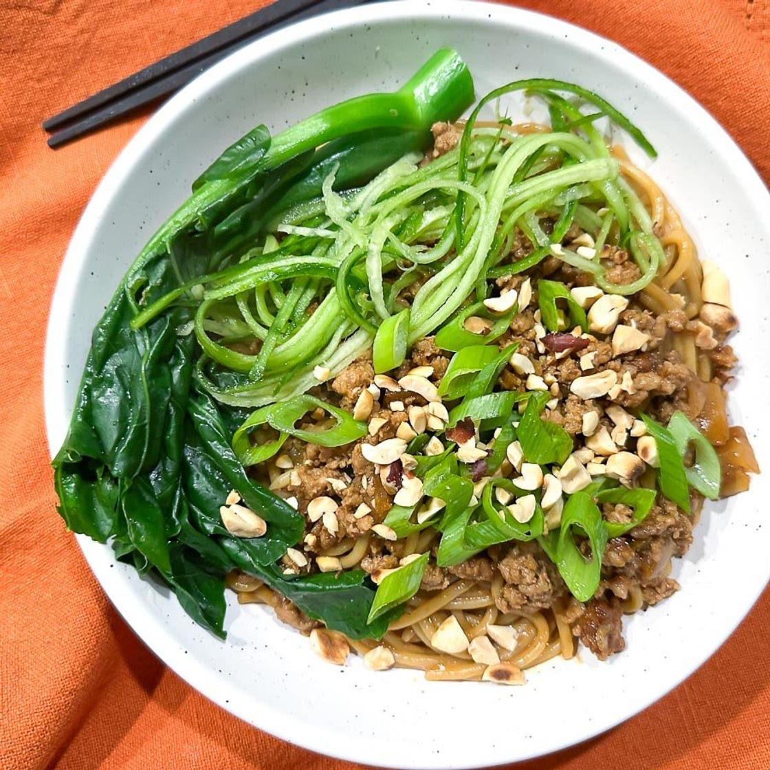 Low FODMAP Dan Dan Noodles
