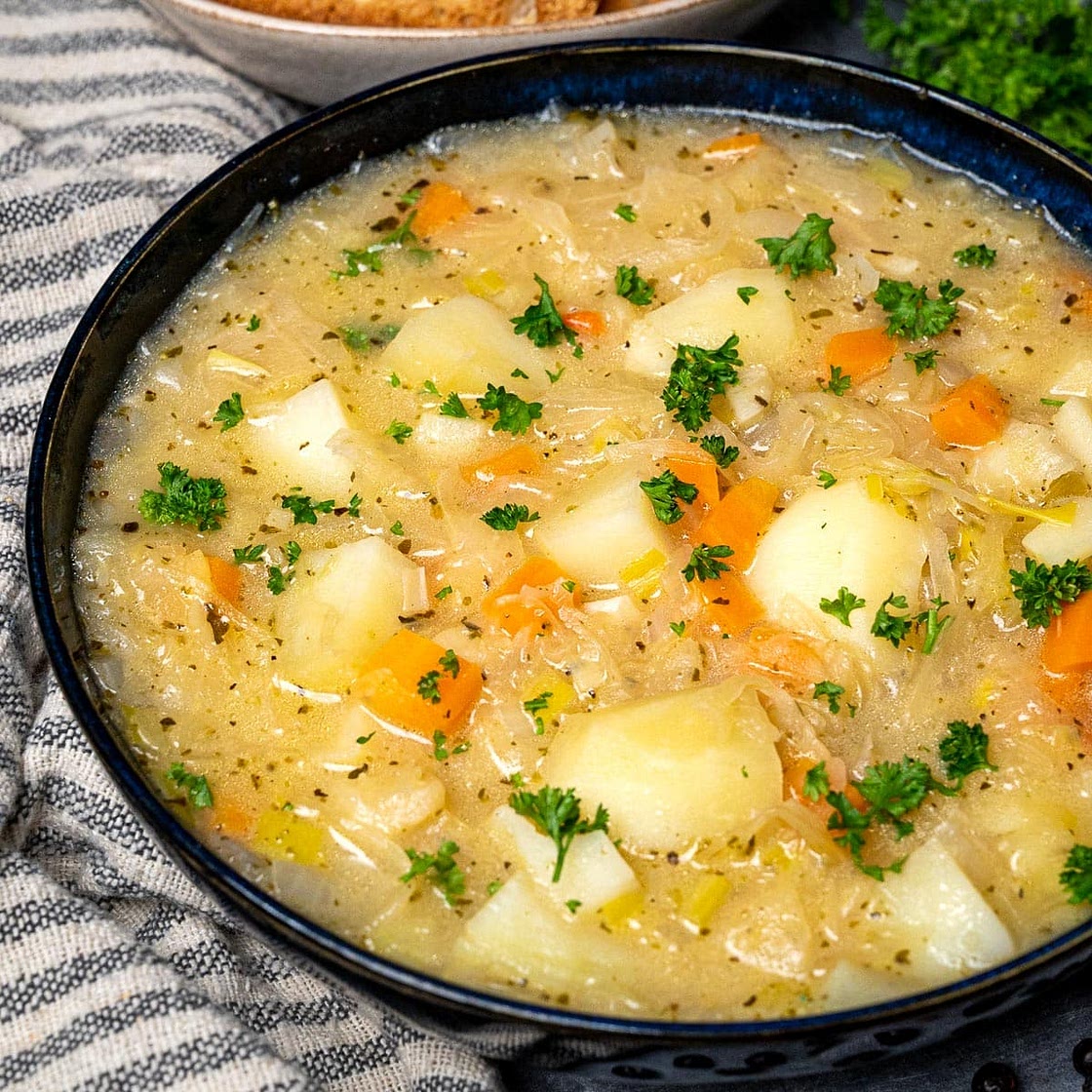 Polish Sauerkraut Soup (Kapusniak)