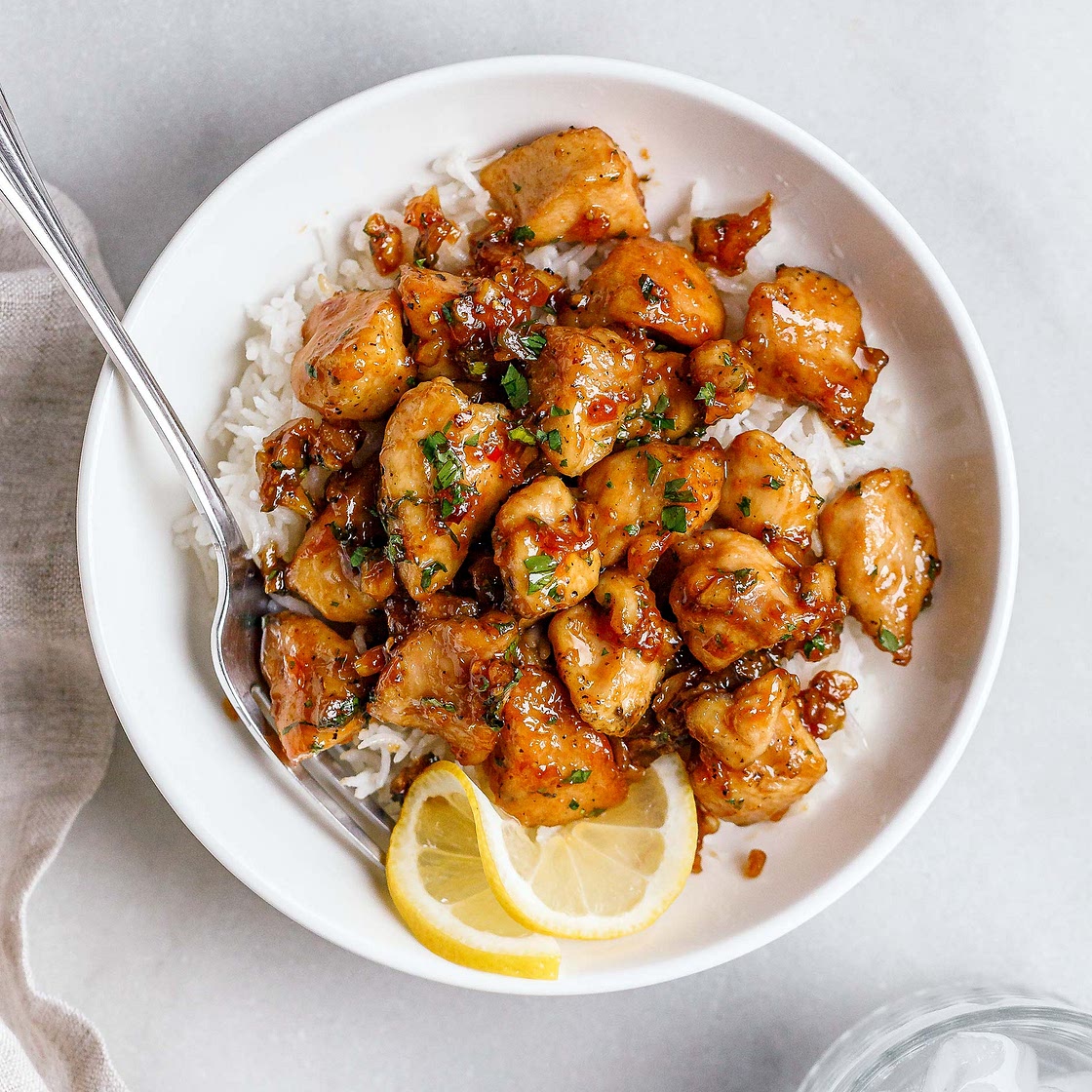 Honey Garlic Chicken Bites