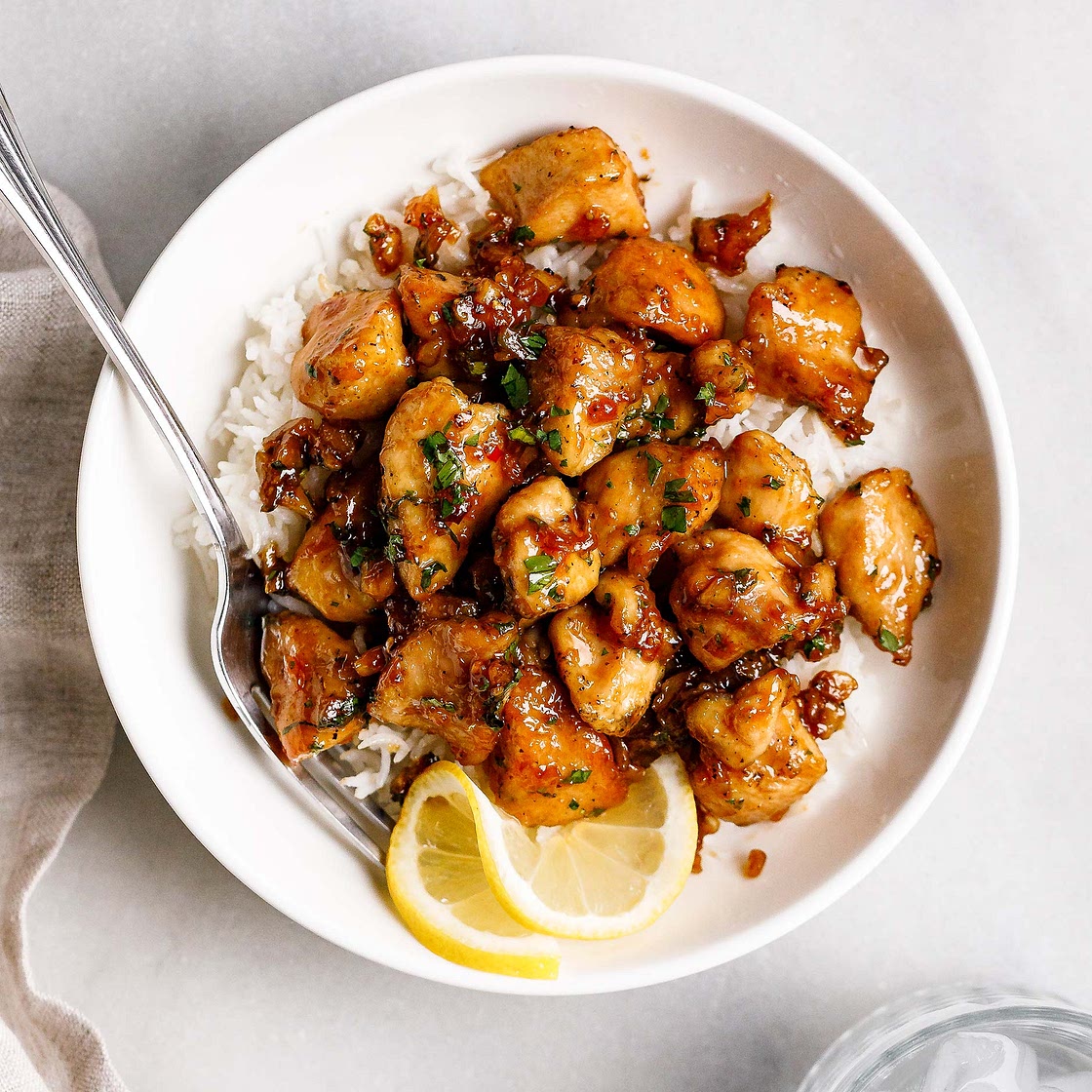 Honey Garlic Chicken Bites