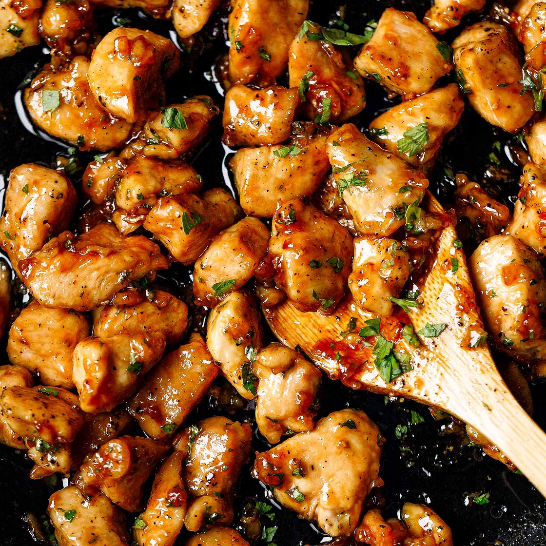 Honey Garlic Chicken Bites